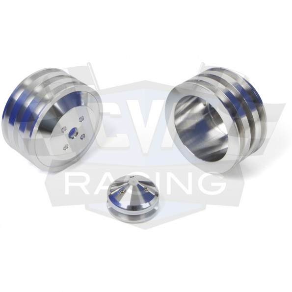 CVF Racing Billet Pulleys and Brackets for small block ford mustang 302 engine
