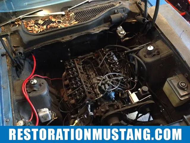 1972 Mustang Fastback Small Block Ford Engine Overhaul: Removing Bolt Ons