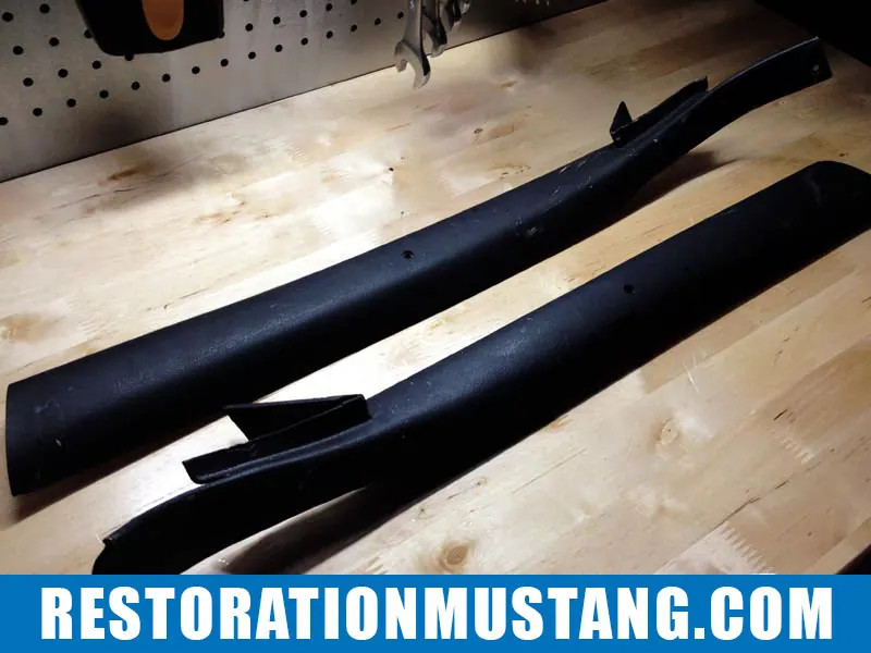 Mustang Fastback A Pillar Trim Arrives 71 72 73 Pillar Post