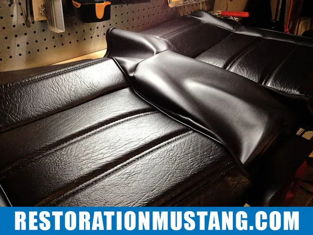 How To Upholster the Upper & Lower Back Seats in 71 72 73 Mustang Fastback