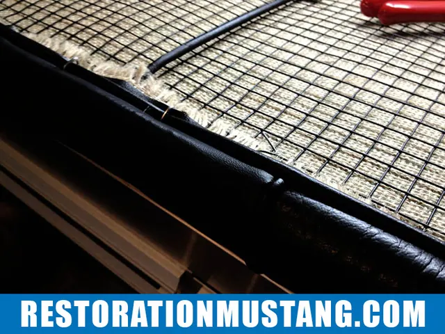 How To Upholster the Upper & Lower Back Seats in 71 72 73 Mustang Fastback