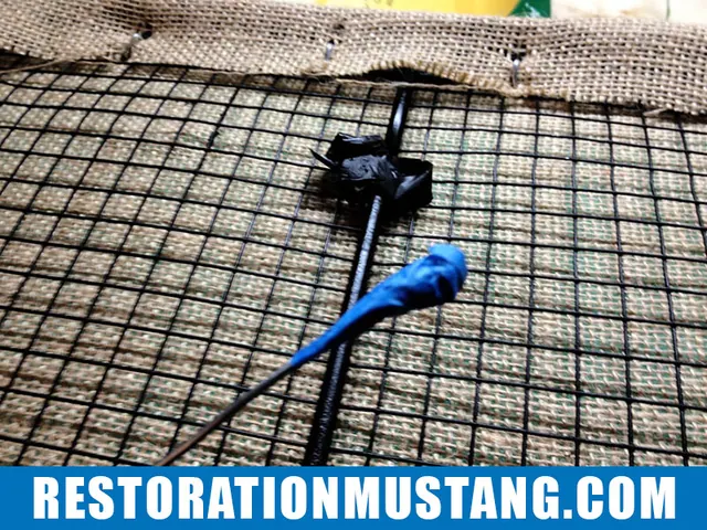 How To Upholster the Upper & Lower Back Seats in 71 72 73 Mustang Fastback