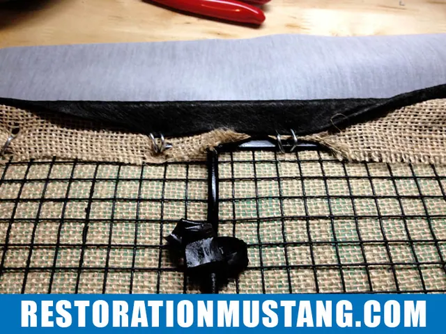 How To Upholster the Upper & Lower Back Seats in 71 72 73 Mustang Fastback