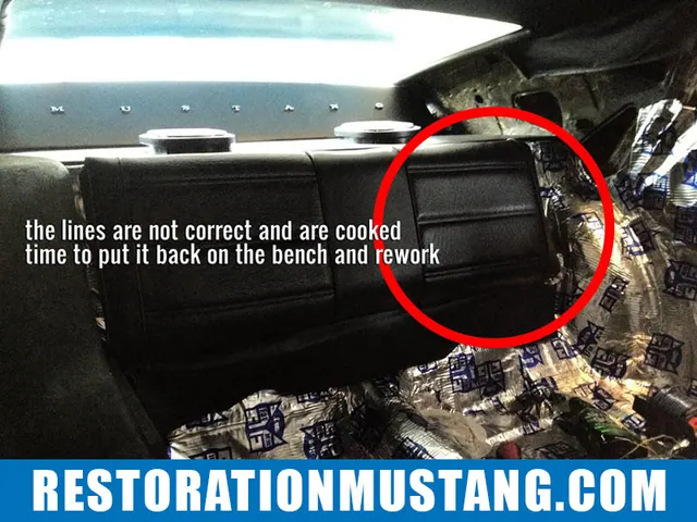 How To Upholster the Upper & Lower Back Seats in 71 72 73 Mustang Fastback