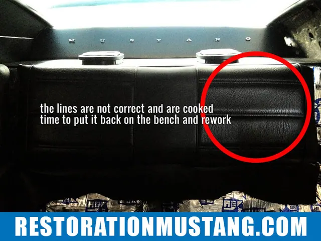 How To Upholster the Upper & Lower Back Seats in 71 72 73 Mustang Fastback