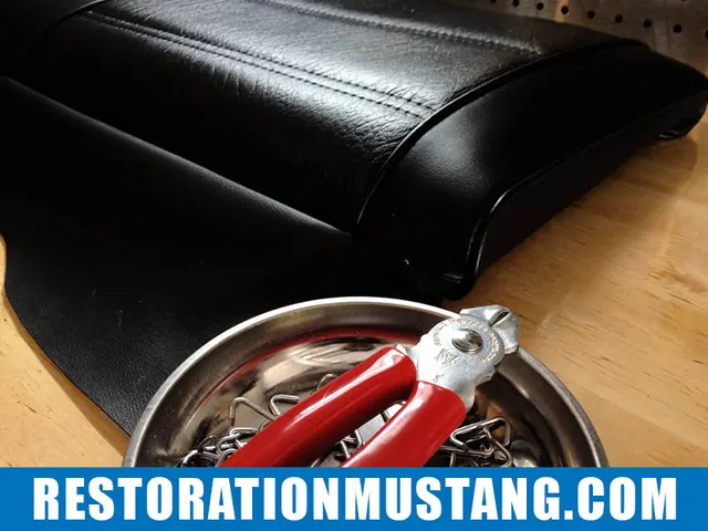 How To Upholster the Upper & Lower Back Seats in 71 72 73 Mustang Fastback