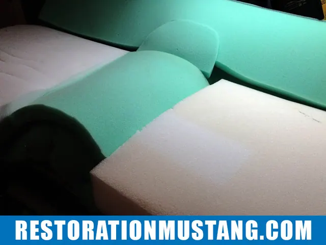 How To Upholster the Upper & Lower Back Seats in 71 72 73 Mustang Fastback Part 2, photo 8