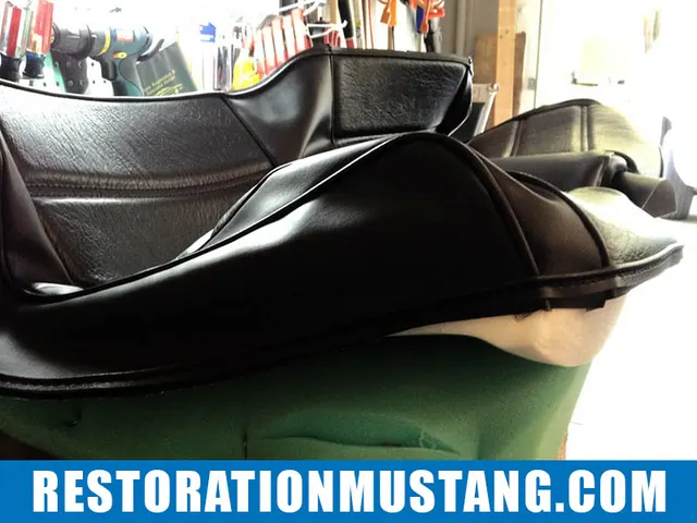 How To Upholster the Upper & Lower Back Seats in 71 72 73 Mustang Fastback Part 2, photo 12