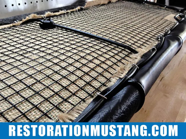 How To Upholster the Upper & Lower Back Seats in 71 72 73 Mustang Fastback