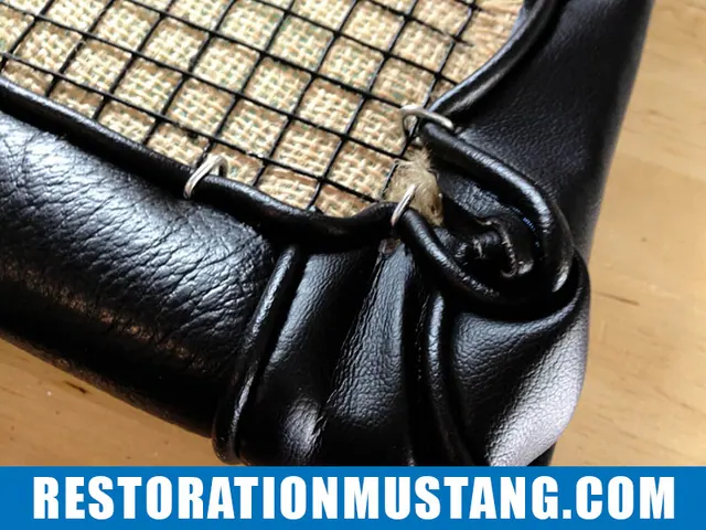 How To Upholster the Upper & Lower Back Seats in 71 72 73 Mustang Fastback