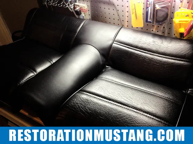 How To Upholster the Upper & Lower Back Seats in 71 72 73 Mustang Fastback
