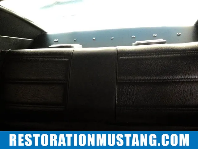 How To Upholster the Upper & Lower Back Seats in 71 72 73 Mustang Fastback Part 2, photo 50