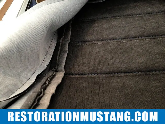 How To Upholster the Upper & Lower Back Seats in 71 72 73 Mustang Fastback