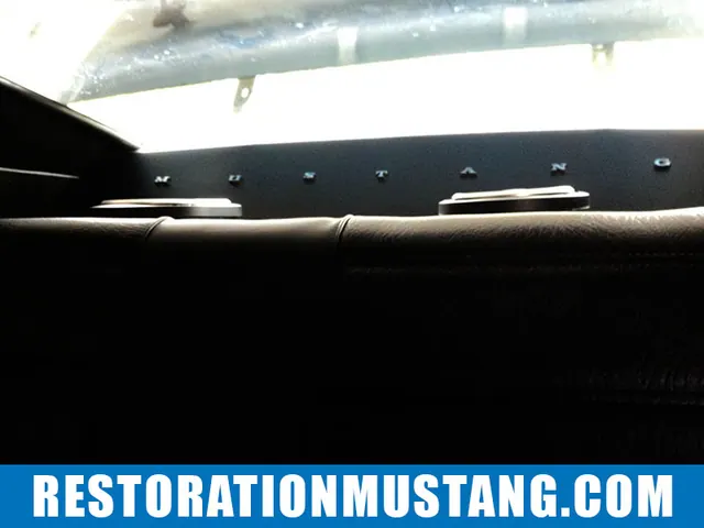 How To Upholster the Upper & Lower Back Seats in 71 72 73 Mustang Fastback