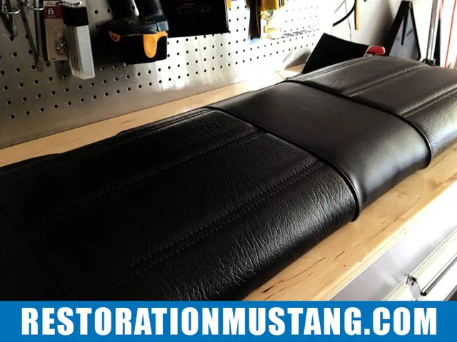 How To Upholster the Upper & Lower Back Seats in 71 72 73 Mustang Fastback