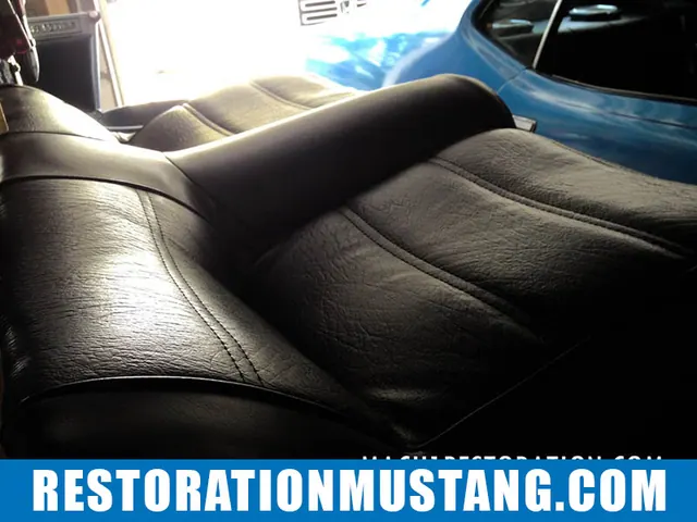 How To Upholster the Upper & Lower Back Seats in 71 72 73 Mustang Fastback