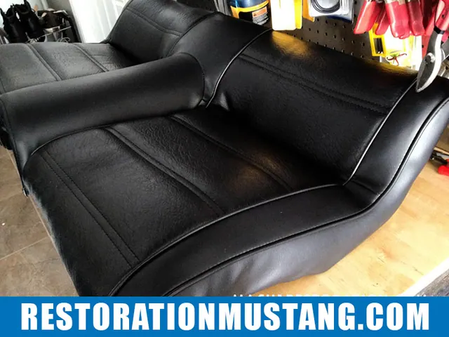 How To Upholster the Upper & Lower Back Seats in 71 72 73 Mustang Fastback