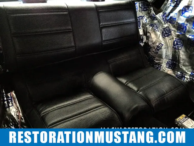 How To Upholster the Upper & Lower Back Seats in 71 72 73 Mustang Fastback