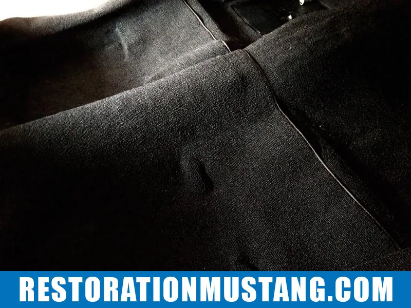 Preparing the carpet for a clean installation | 71 72 73 Mustang Fastback