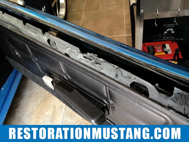 Door Panel Installation With New Hardware