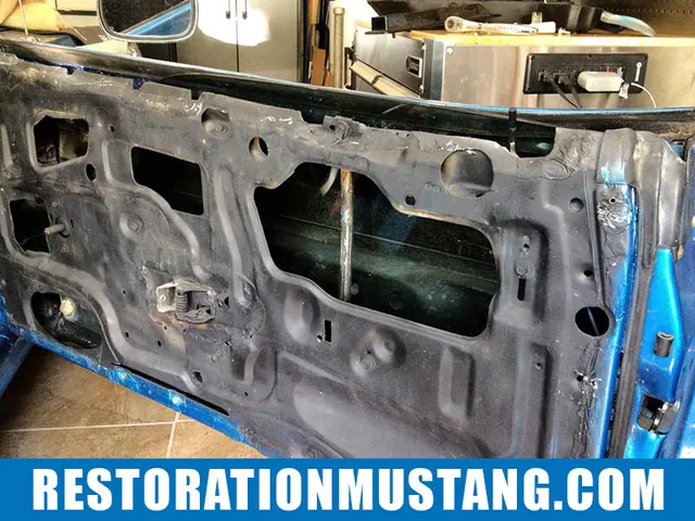 Door Panel Installation With New Hardware