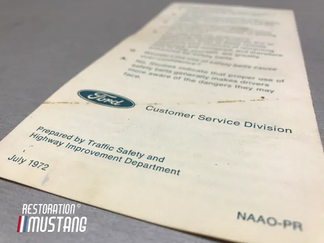 Ford Safety Belts and You Original Literature