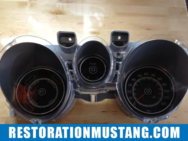 Gauge cluster restoration 71 72 73 mustang