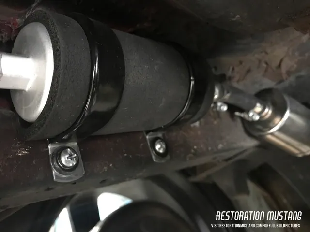 How To Install Holley Sniper Fuel Injection on a Mustang | Fuel Pump Stage, photo 45