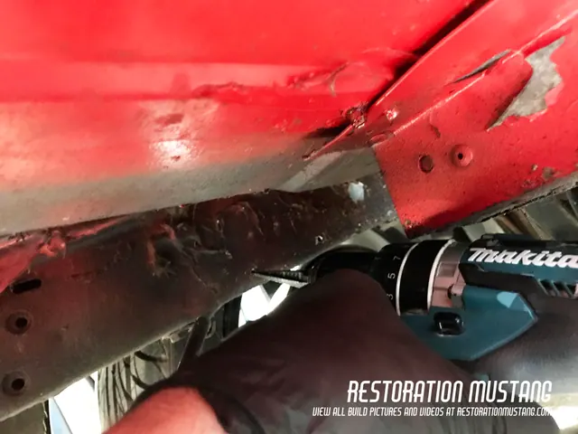 How To Install Holley Sniper Fuel Injection on a Mustang | Fuel Pump Stage, photo 44