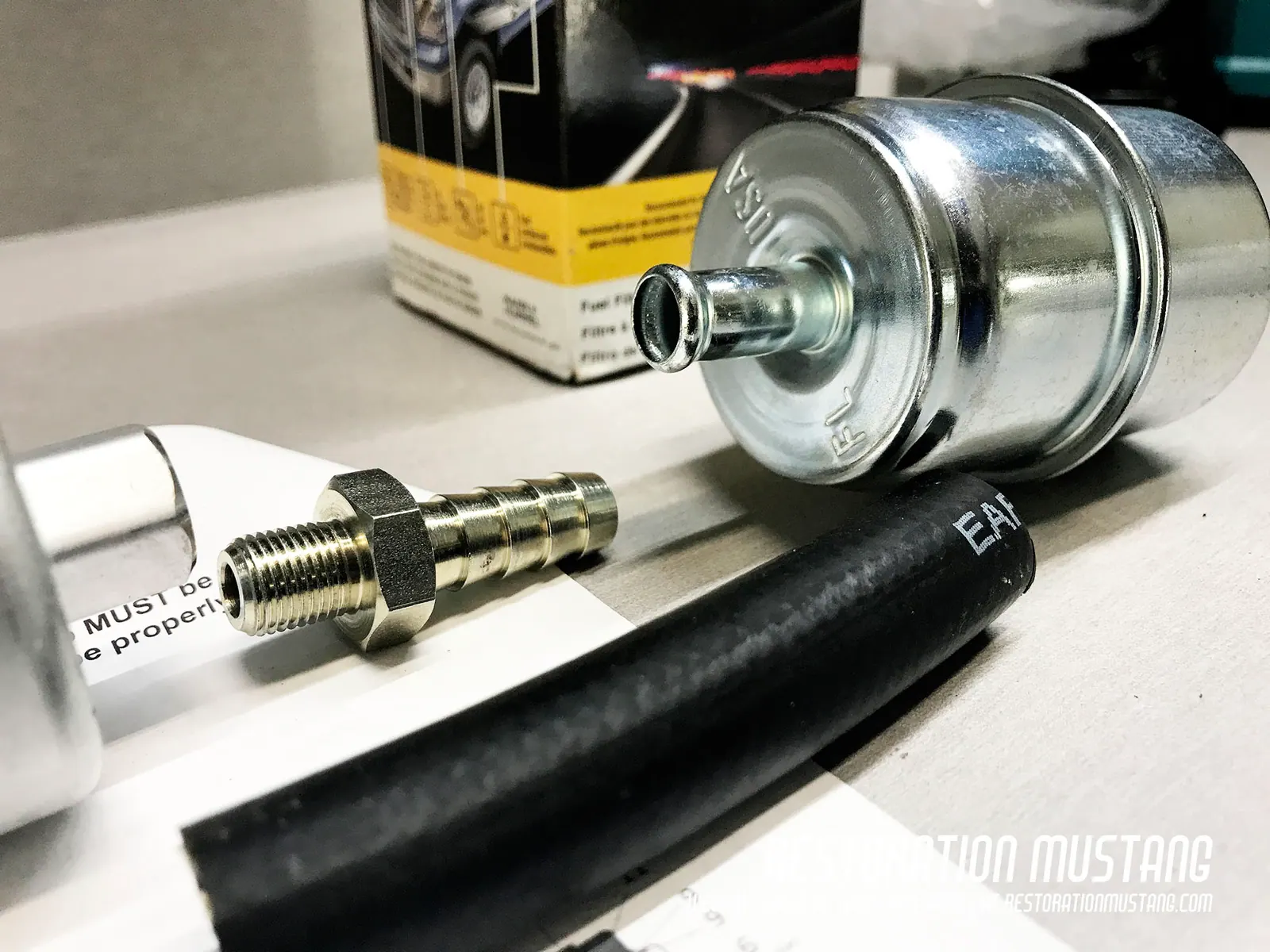 How To Install Holley Sniper Fuel Injection on a Mustang | Fuel Pump Stage