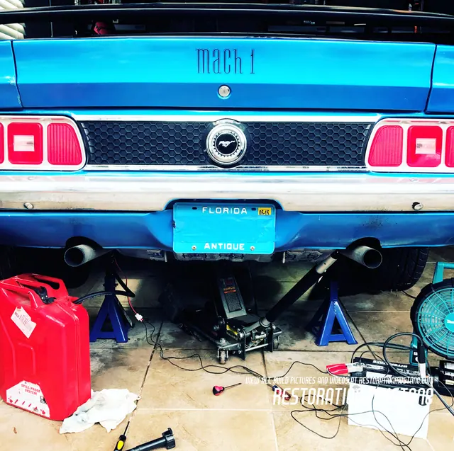 How To Install Holley Sniper Fuel Injection on a Mustang | Fuel Pump Stage, photo 30
