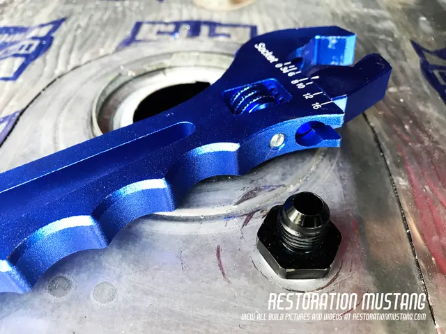 How To Install Holley Sniper Fuel Injection on a Mustang | Fuel Pump Stage, photo 27