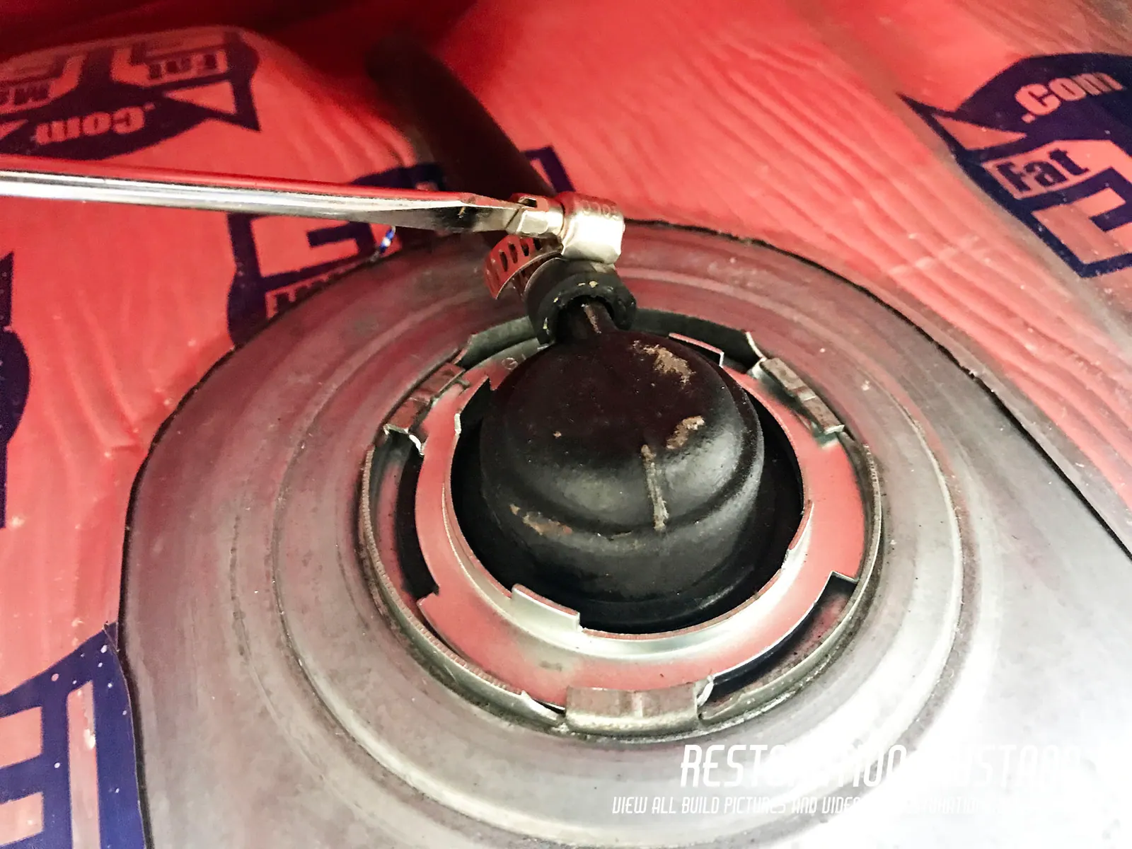 How To Install Holley Sniper Fuel Injection on a Mustang | Fuel Pump Stage, photo 13
