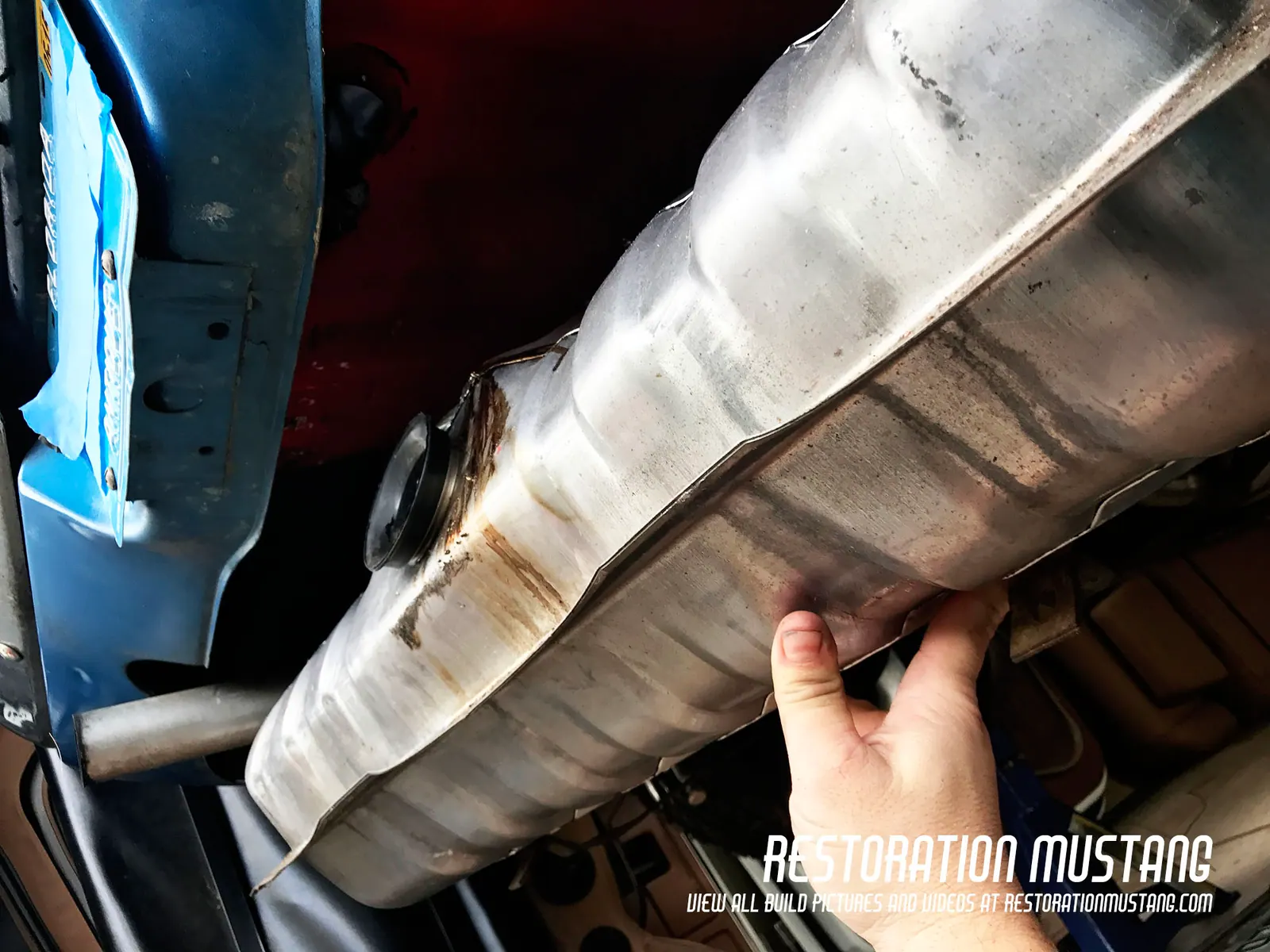 How To Install Holley Sniper Fuel Injection on a Mustang | Fuel Pump Stage, photo 11
