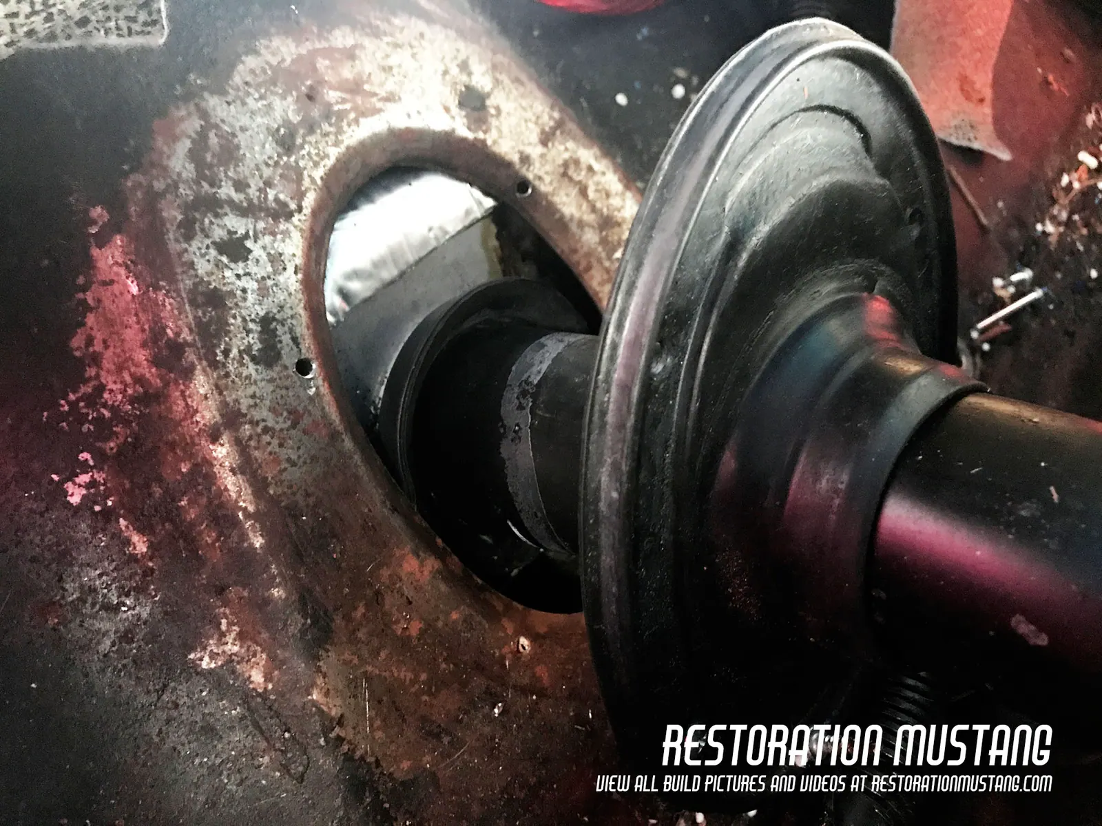 How To Install Holley Sniper Fuel Injection on a Mustang | Fuel Pump Stage, photo 10
