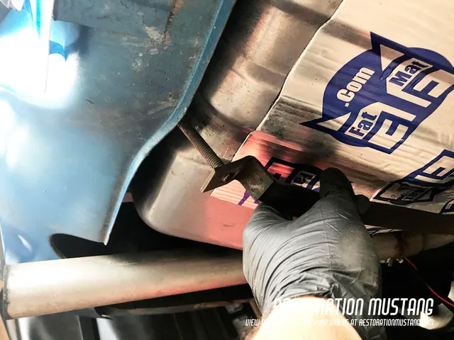 How To Install Holley Sniper Fuel Injection on a Mustang | Fuel Pump Stage, photo 8