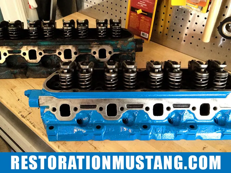 Cleaning & Painting The Freshly Machined Heads | Small Block Ford 302