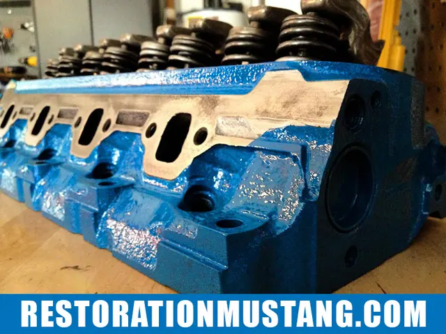Cleaning & Painting The Freshly Machined Heads | Small Block Ford 302