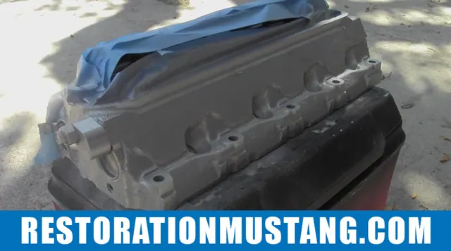 Cleaning & Painting The Freshly Machined Heads | Small Block Ford 302