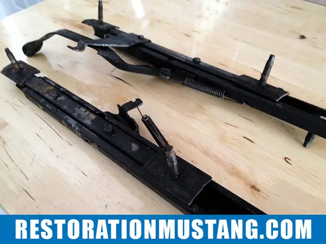 Passenger seat disassembly & preparation for upholstery 71 72 73 mustang