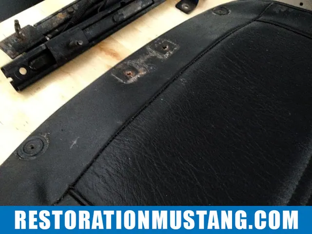 Passenger seat disassembly & preparation for upholstery 71 72 73 mustang