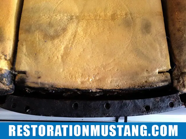 Passenger seat disassembly & preparation for upholstery 71 72 73 mustang