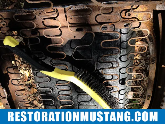Passenger seat disassembly & preparation for upholstery 71 72 73 mustang