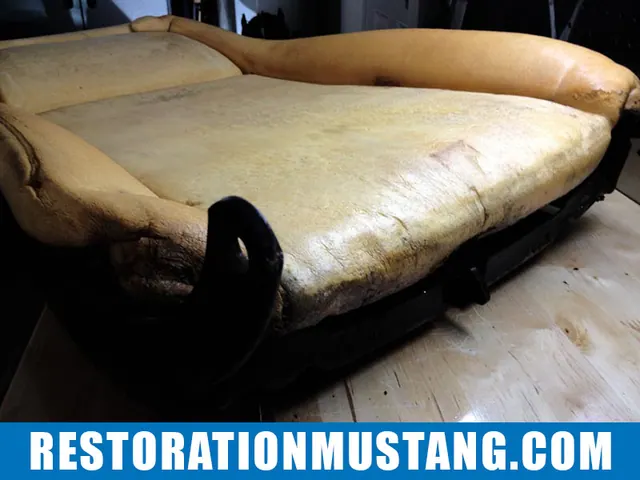Passenger seat disassembly & preparation for upholstery 71 72 73 mustang