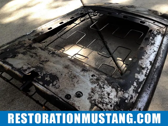 Passenger seat disassembly & preparation for upholstery 71 72 73 mustang