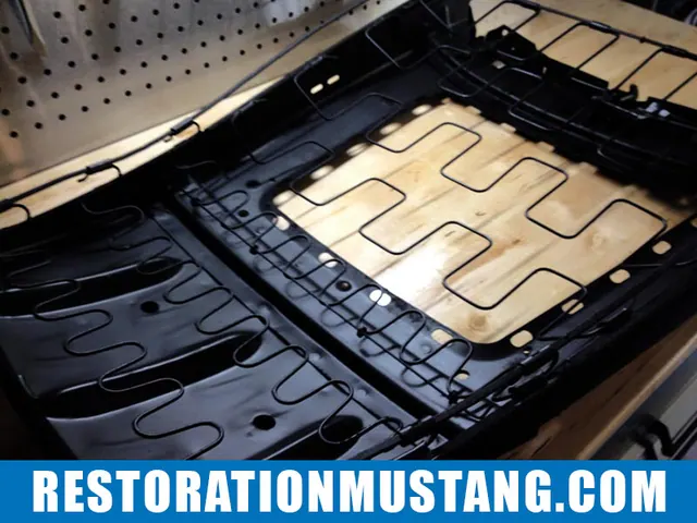 Passenger seat disassembly & preparation for upholstery 71 72 73 mustang