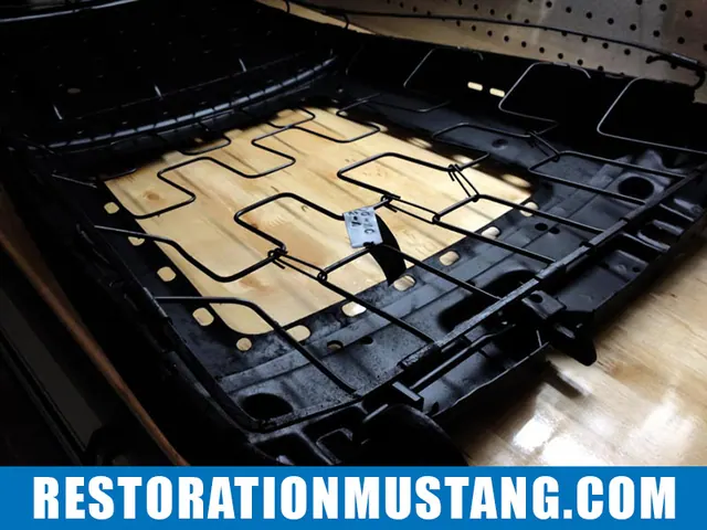 Passenger seat disassembly & preparation for upholstery 71 72 73 mustang