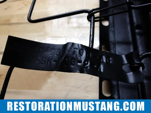 Passenger seat disassembly & preparation for upholstery 71 72 73 mustang