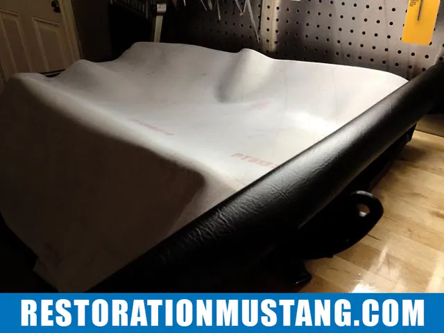 Passenger seat disassembly & preparation for upholstery 71 72 73 mustang