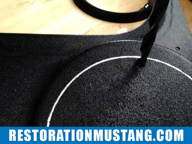 Installing Polk Audio DXI525 Speakers into MP Products Kick Panels 71 72 73 Mustang